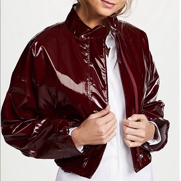 3.1 Phillip Lim Cropped Vinyl Jacket - Picture 2 of 8